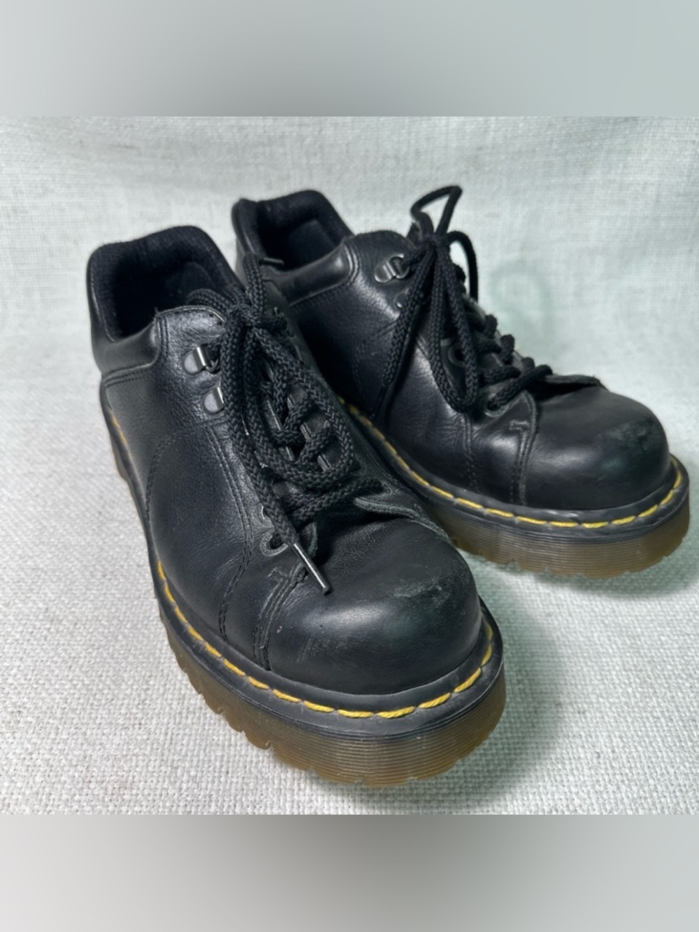 Dr Martens 90’s  8312 Black Leather Oxford Low Boots Men’s Size 9